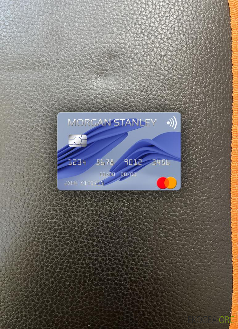 USA Morgan Stanley Bank mastercard photolook ,